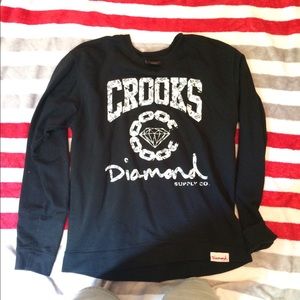 Crooks X Diamond supply co sweatshirt